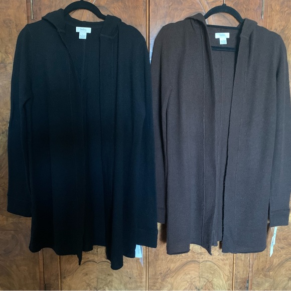 2 Neiman Marcus cashmere cardigans NWT - Picture 2 of 4